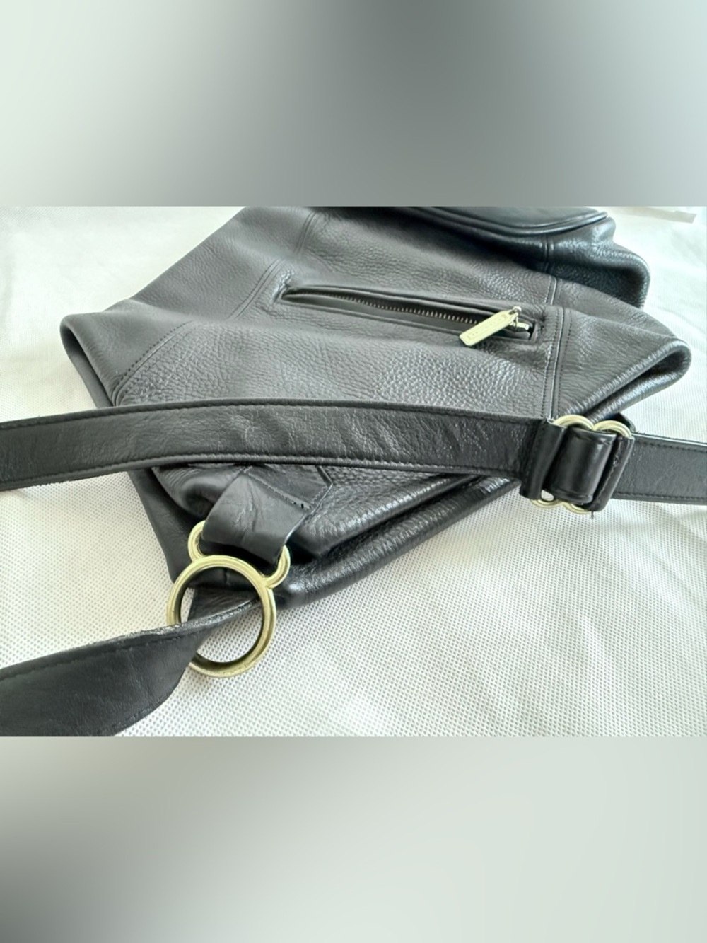 COACH Vintage Sonoma Flat Pack Sling Backpack Leather Convertible Crossbody 4944 - Picture 13 of 16